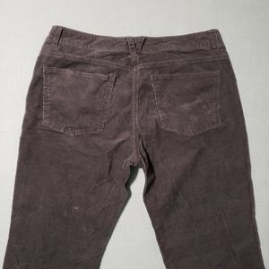 H & M Brown Woman's Corduroy Pants Size 14